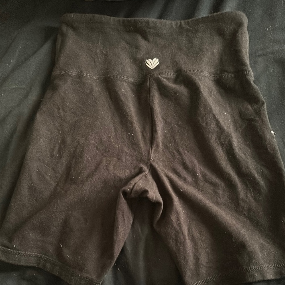 Forever 21 Black Bike Shorts Athletic Stretch